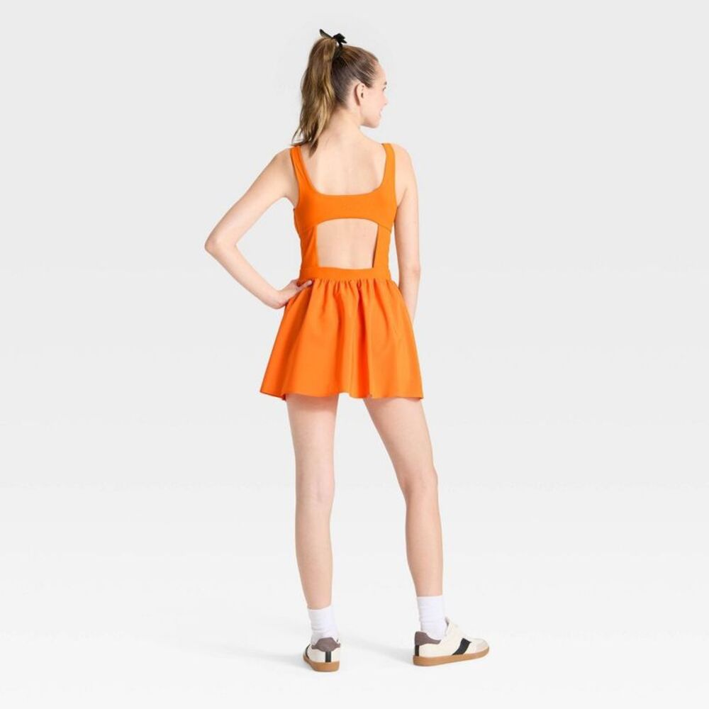 Women's Game Day Active Dress - JoyLab Orange S - Picture 2 of 4
